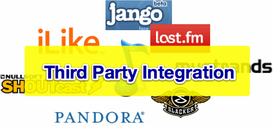 Music Services Third Party Integration Music Services Third Party Integration