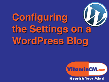configure the settings on a wordpress blog configure the settings on a wordpress blog