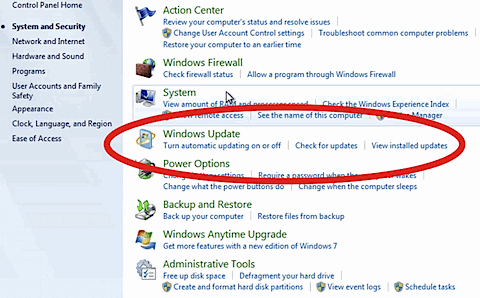 Windows Updates