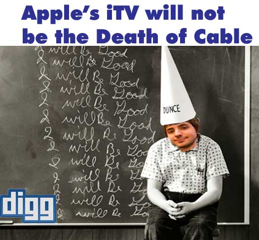 apple itv will not kill cable